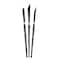 Silver Brush Limited Black Velvet Dagger/Oval Brushes, Pack of 3
